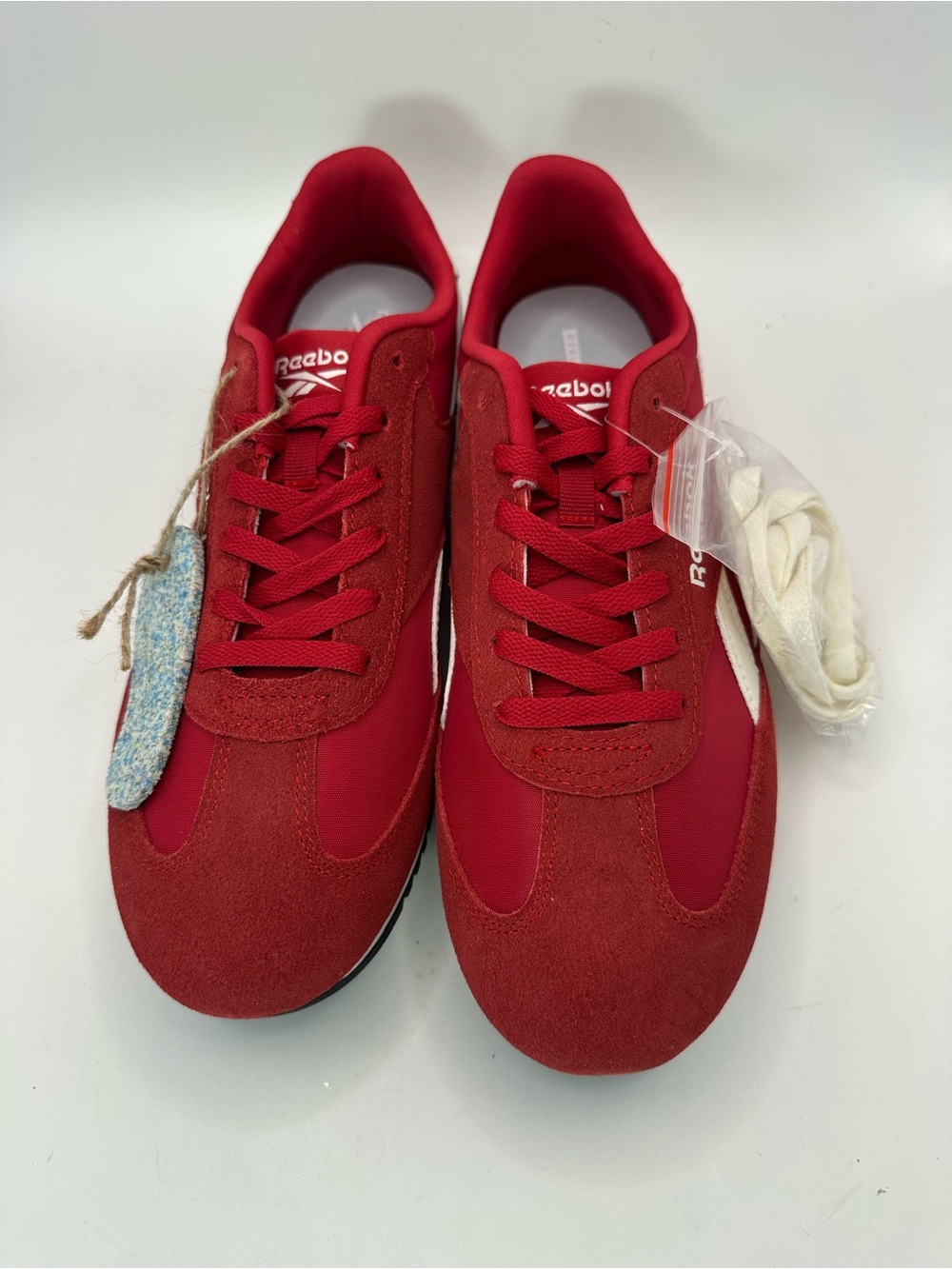 Reebok Red & White Retro Runner Sneakers - Picture 4 of 8